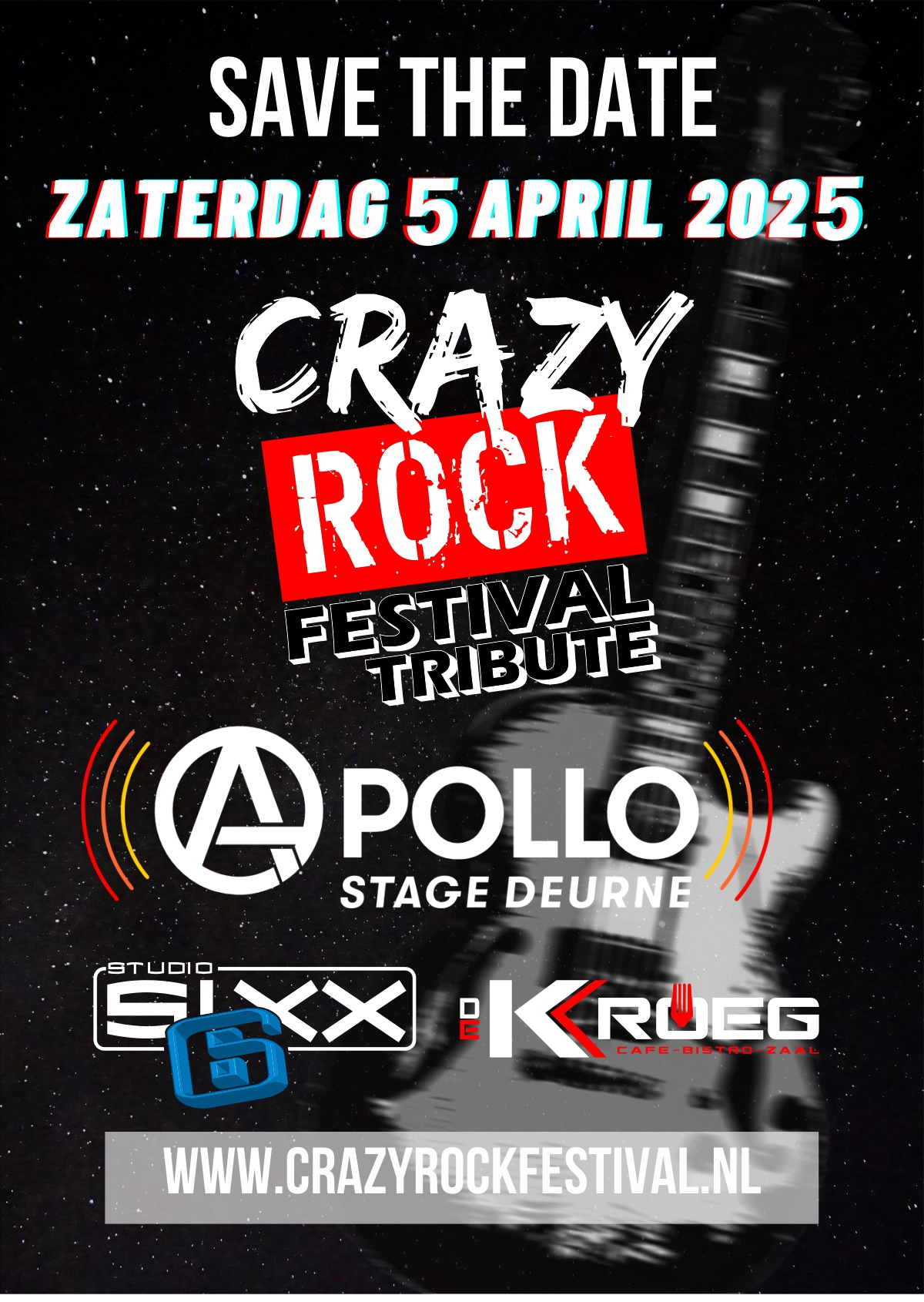 Crazy Rock Festival Tribute 06 April Deurne